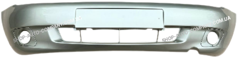 Бампер передній LADA(ВАЗ) 1118 під птф - у  колір кузова диня(502)